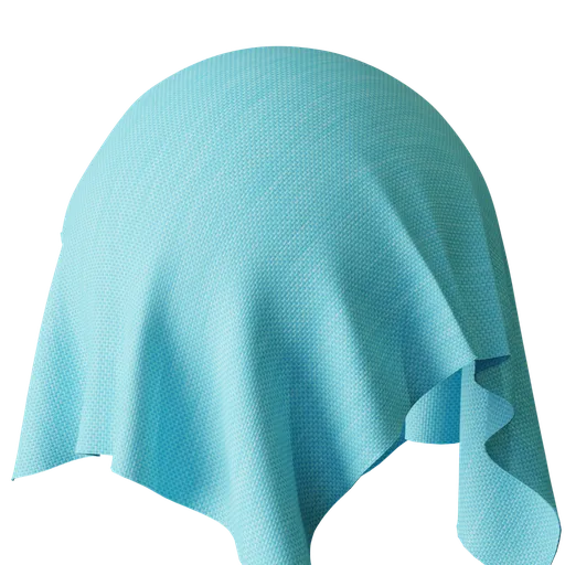 Sky Blue Threaded Fabric