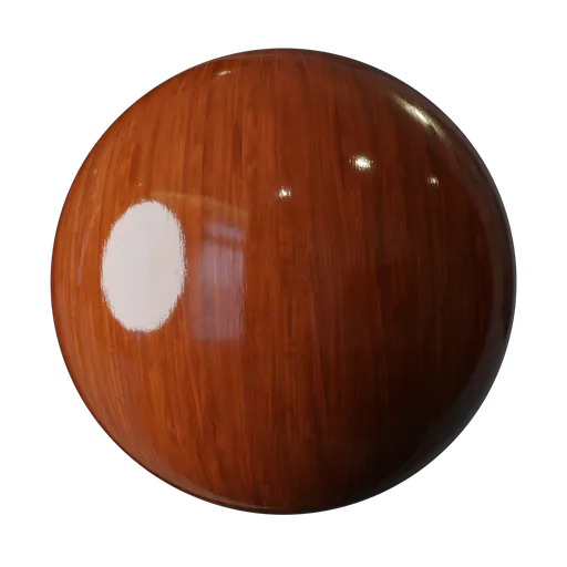 Varnished wood