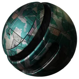 Scifi Space Panel Teal