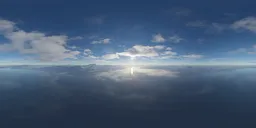 Aerial Cloudy Landscape Evening