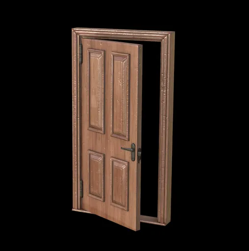 Wood door