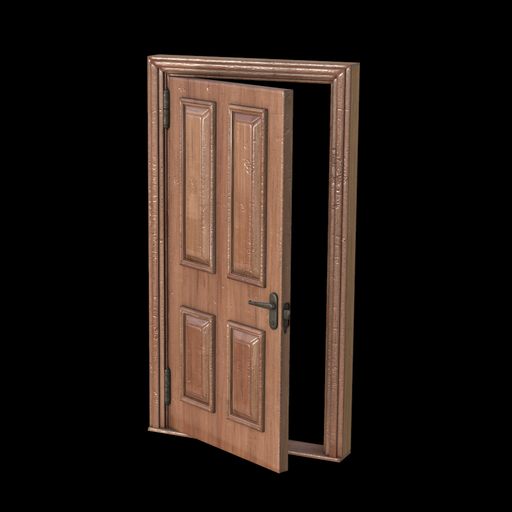 Wood door