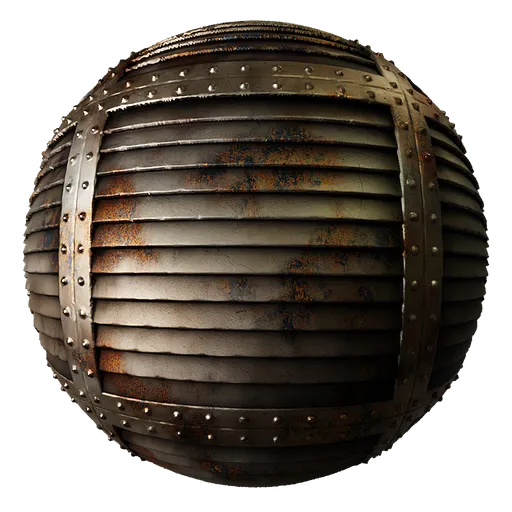 Metal Rivets Eroded Vent