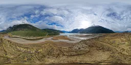 Cloudy Sunny Landscape Day