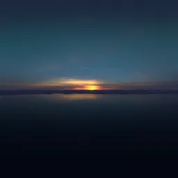 Peaceful Night Twilight Sky