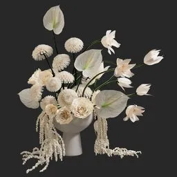 White Elegance Floral Arrangement