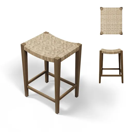 Johari Rattan Stool