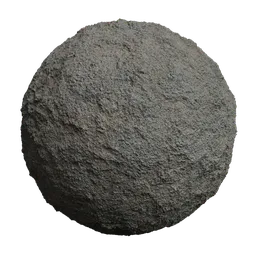 High-resolution PBR grainy mud texture for realistic 3D rendering in Blender and other software.