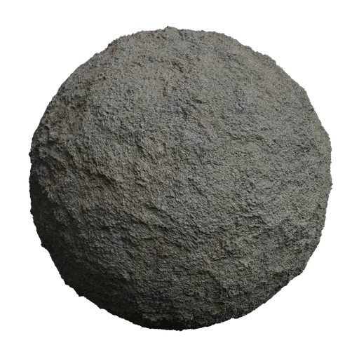 High-resolution PBR grainy mud texture for realistic 3D rendering in Blender and other software.