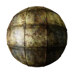 Metal Panels Rivets Weathered