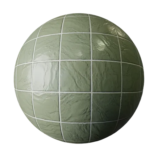Green Ceramic tiles