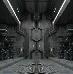 Sci fi Titan Core Gate