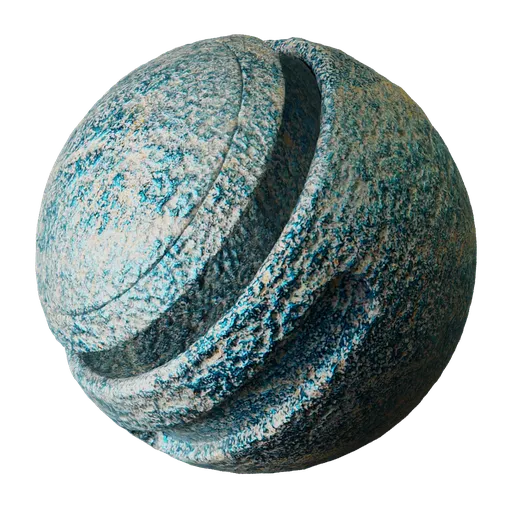 High-quality PBR rust texture for 3D modeling, adding realism to metal surfaces in Blender and other 3D applications.