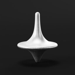 Alt text: "Inception Totem 3D model in Blender 3D - a close-up of a white toll/totem resting on a black surface as seen in the movie Inception, untextured and perfect for art projects."
Keywords: Inception Totem, Blender 3D, white toll/totem, black surface, untextured, art projects.