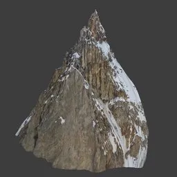 Jagged Mountain Side Photoscan