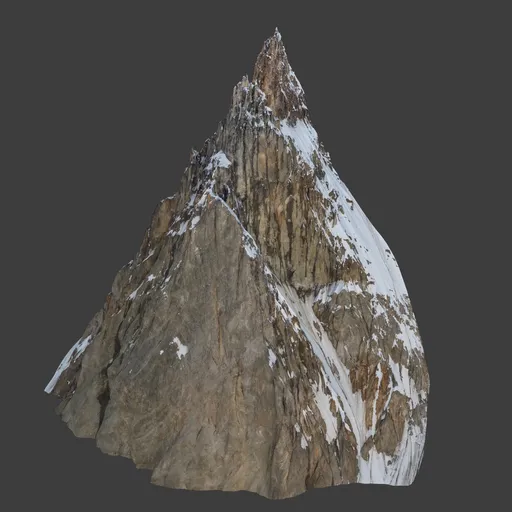 Jagged Mountain Side Photoscan
