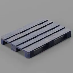 Pallet120x80 Blue
