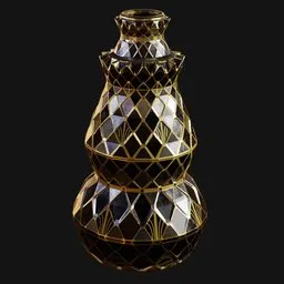 Eccentric Geometric Art-Deco Vase