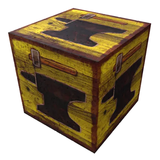 Highly detailed medieval treasure chest 3D model with PBR texture for Blender rendering and game design.