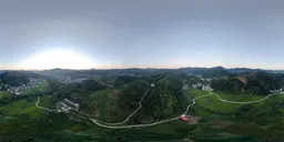 The clear sky at sunset