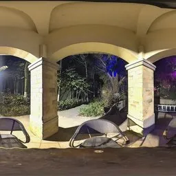 Gazebo at night 16k