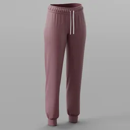 Mauve Relaxed Joggers