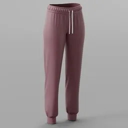 Mauve Relaxed Joggers
