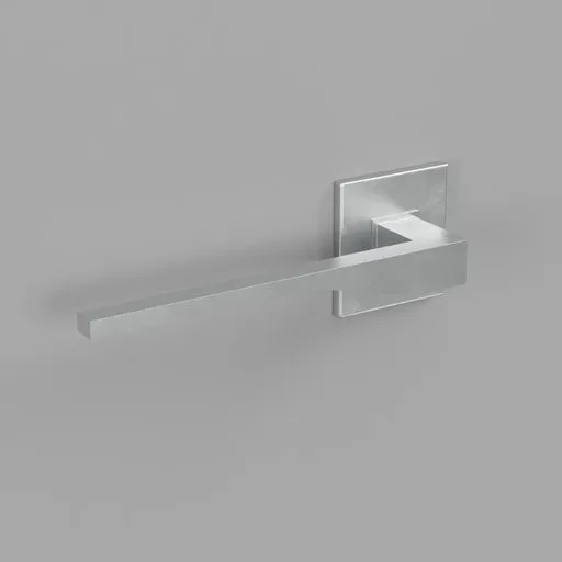 Modern Angular Metal Door Handle