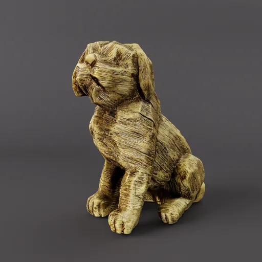 Wooden dog