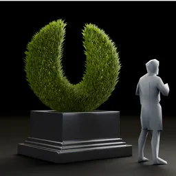 Exteiror Nature Abstract Sculpture.