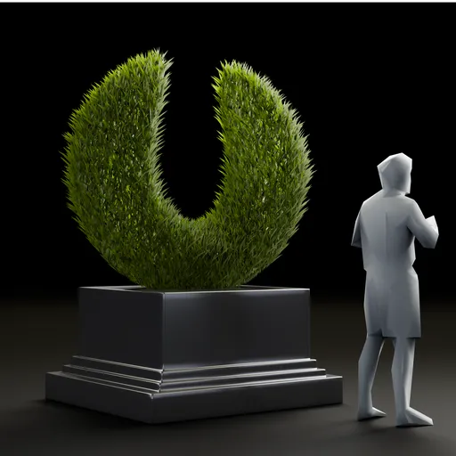 Exteiror Nature Abstract Sculpture.