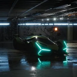 Car in Underground Garage