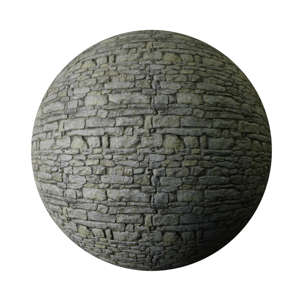 Old Stone Wall Free Stone Materials Blenderkit