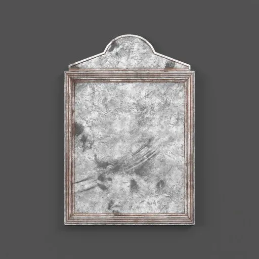 Detailed 3D model of an aged wooden notice board, high-quality texture, ideal for historical 3D rendering in Blender.