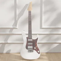 White Electric Guitar