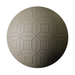 Geometric Beveled Tiles