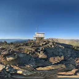 Bluesky Mountain Rock Ground Sunset