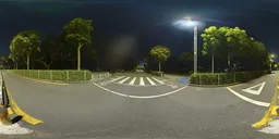 Night intersection