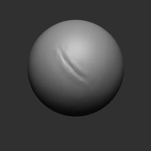 Blender 3D NS Single Wrinkle sculpting brush for detailed human skin modeling and face detailing.