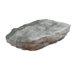 High-quality textured 3D rock model, ideal for Blender rendering and environmental design.