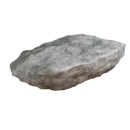 High-quality textured 3D rock model, ideal for Blender rendering and environmental design.