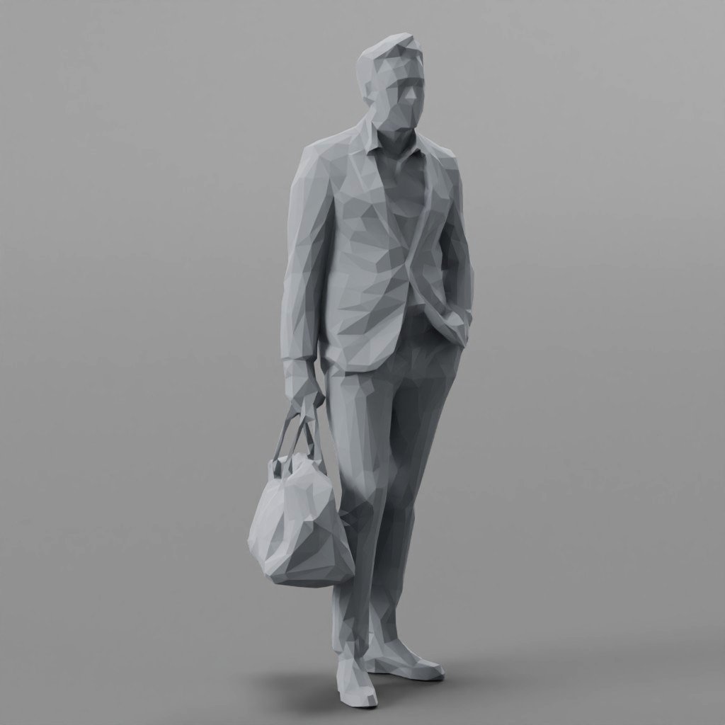 Lowpoly Man | Men models | BlenderKit