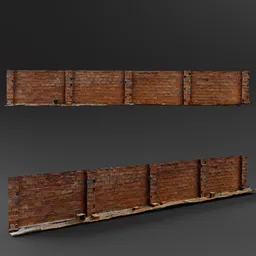 Brazilian brick wall