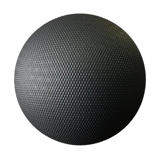 Elongated Diamond Pattern Rubber Gray