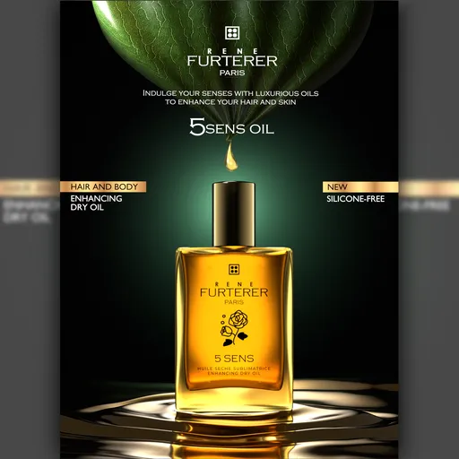 Luxury perfume mockup