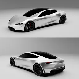 (Rigged)Tesla Roadstar