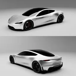 (Rigged)Tesla Roadstar