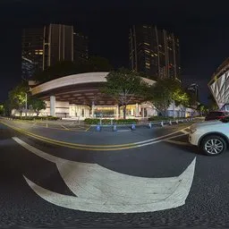 Road at night
