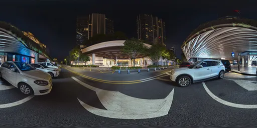 Road at night