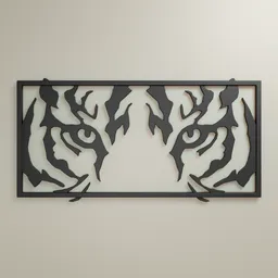 Simple Tiger Picture Frame
